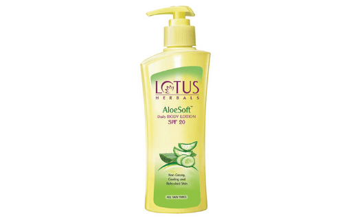  Lotus Herbals Aloe Soft Daily Body Lotion for oily skin
